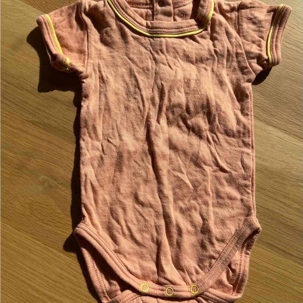 Oso & Me Peach Baby Onesie